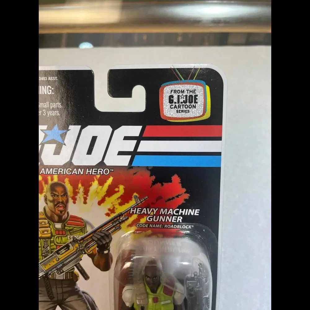 GI Joe Heavy Machine Gunner Roadblock 25th Anniversary Cartoon‎ Series 2007 New